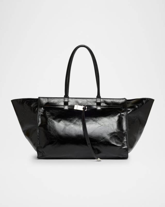 Mame La Petite Crinkled Leather Shoulder Bag